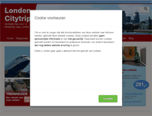 Tablet Screenshot of londen-citytrip.nl